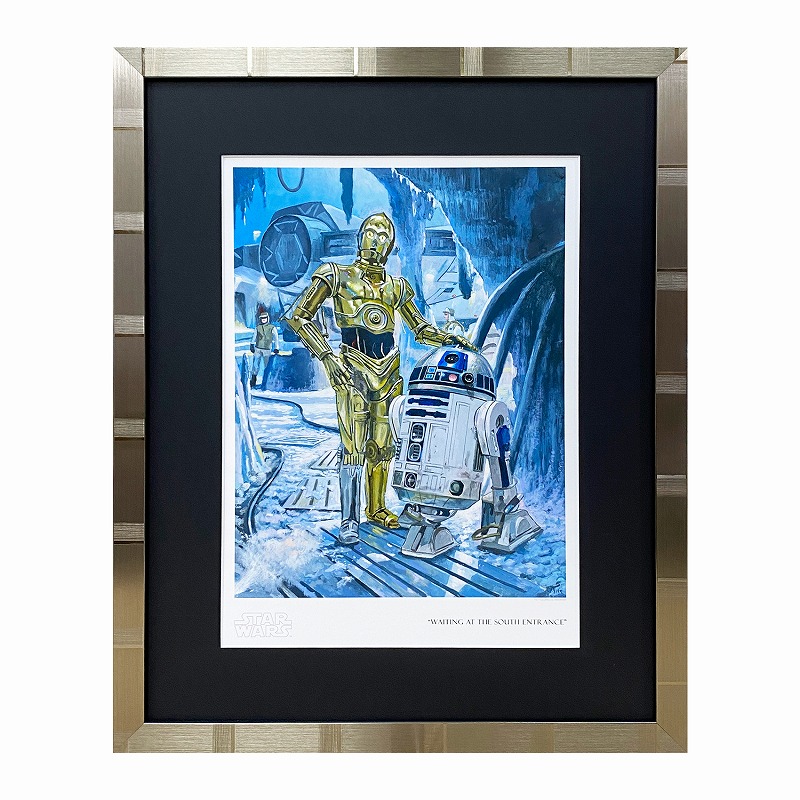 楽天市場】スターウォーズ絵画 公式 Star Wars「南で待機中」額付き