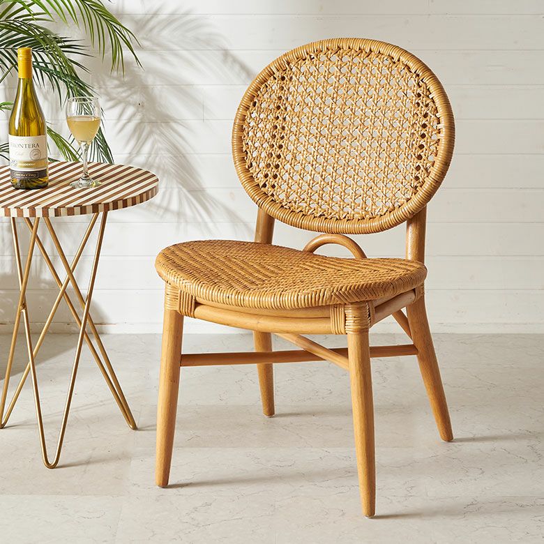 楽天市場】ラタンチェア ダイニング チェア ナチュラル ダイニング