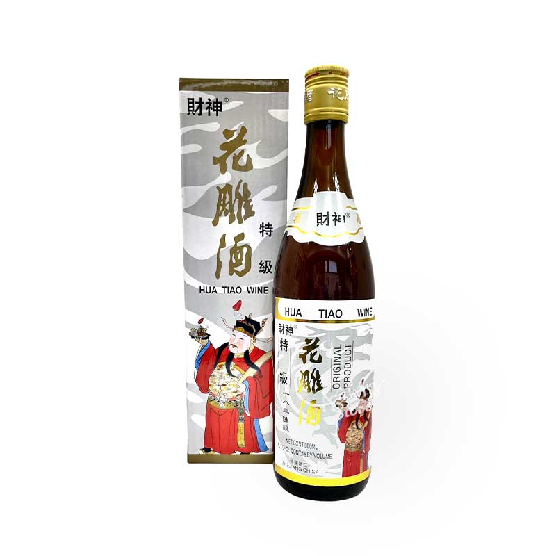 楽天市場】【常温便】【紹興酒】財神特級花彫18年陳釀600ml/15度