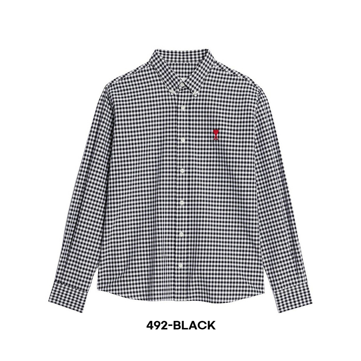 楽天市場】AMI PARIS｜アミパリス MEN'S ハートロゴ チェック シャツ