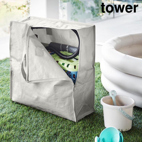 楽天市場】tower《 ポリエチレンシートポケット付きおもちゃ収納バッグ