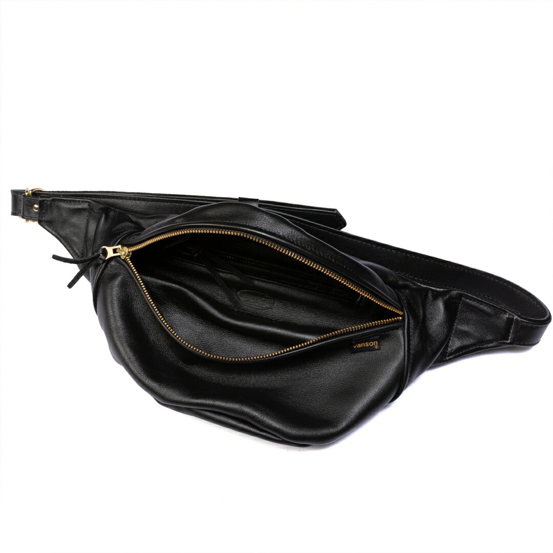 楽天市場】バンソン Vanson 9SBB ファニーパック ブラック 渋谷
