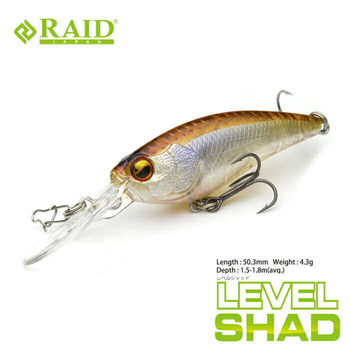 楽天市場】【全20色】レイドジャパン レベルシャッド RAID JAPAN【1