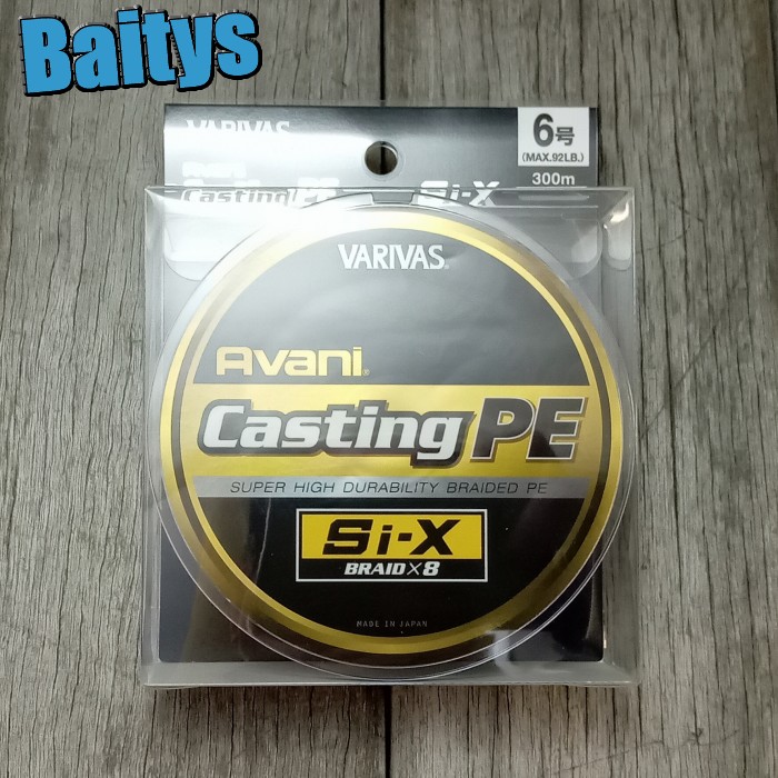 楽天市場】キャスティングPE Si-X 6号 300m アバニ 【在庫あり・即納