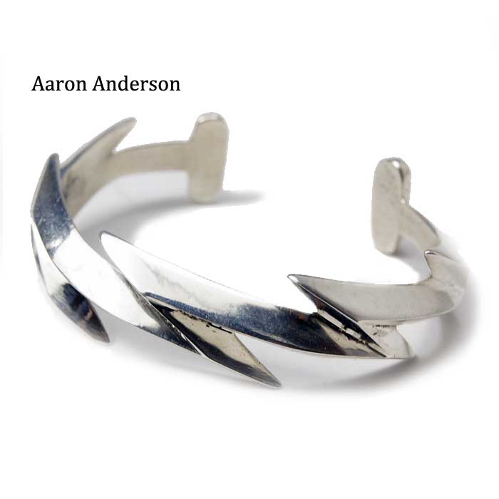 楽天市場】Aaron Anderson Lightning bangle アーロンアンダーソン