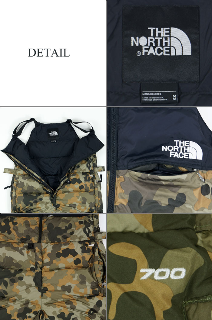 楽天市場】ノースフェイス ヌプシ 迷彩 ビブ パンツ THE NORTH FACE