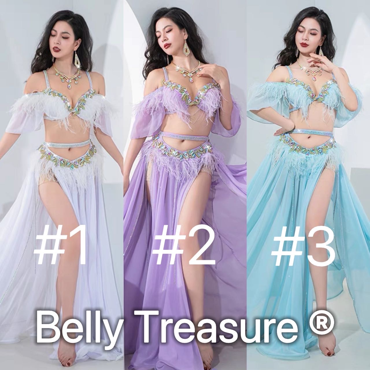 楽天市場】ベリーダンス衣装 3カラー QCZW YC015 202404 ベリーダンス
