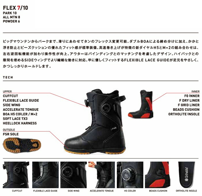 楽天市場】26-27 FLUX TB-BOA フラックス ブーツ スノーボード メンズ