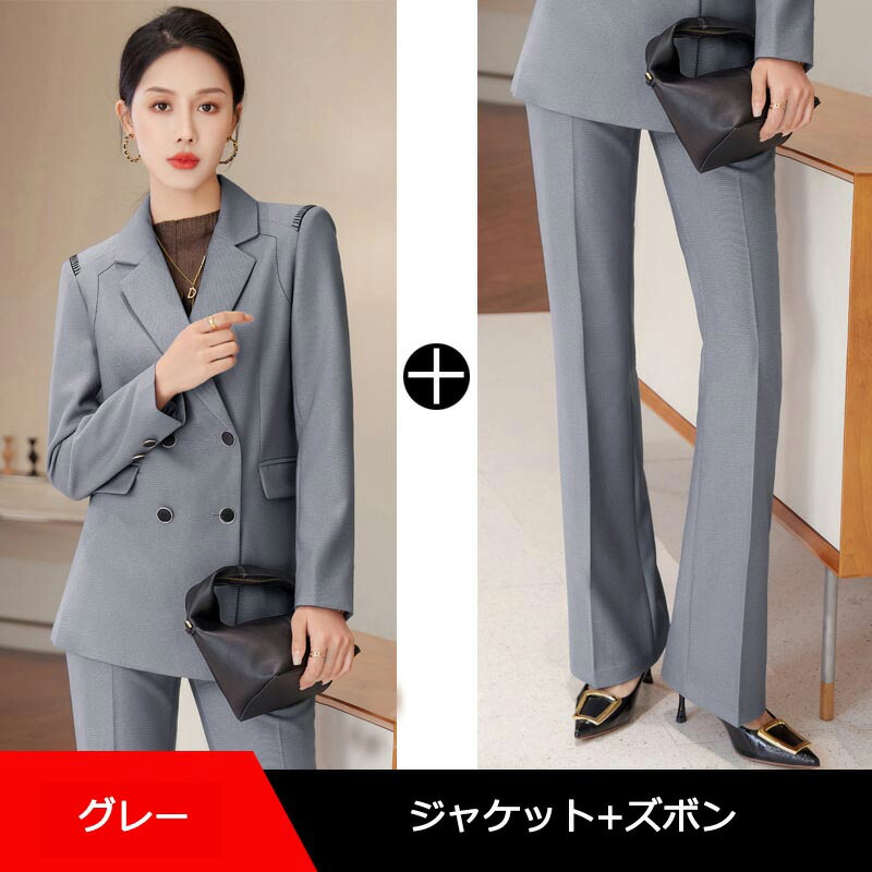 楽天市場】送料無料 スーツ レディース パンツスーツ ワイドパンツ