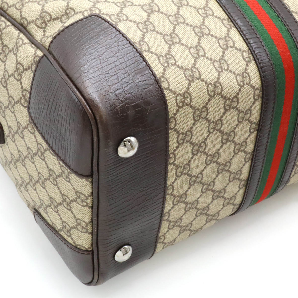 楽天市場】GUCCI グッチ GGスプリーム シェリーライン ボストンバッグ