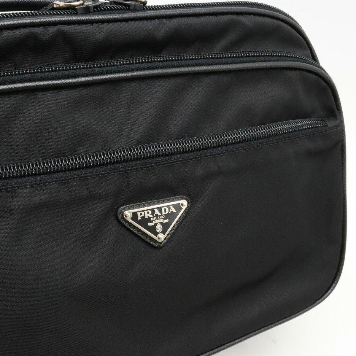 楽天市場】PRADA プラダ VIAGGIO バニティバッグ ハンドバッグ