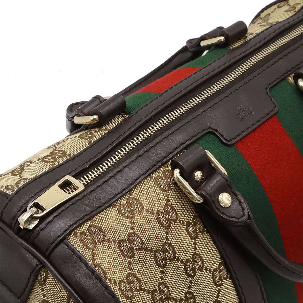 楽天市場】GUCCI グッチ GGキャンバス シェリーライン ハンドバッグ