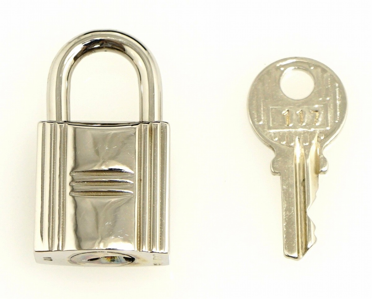 楽天市場】【新品仕上げ済み】HERMES エルメス カデナ パドロック No