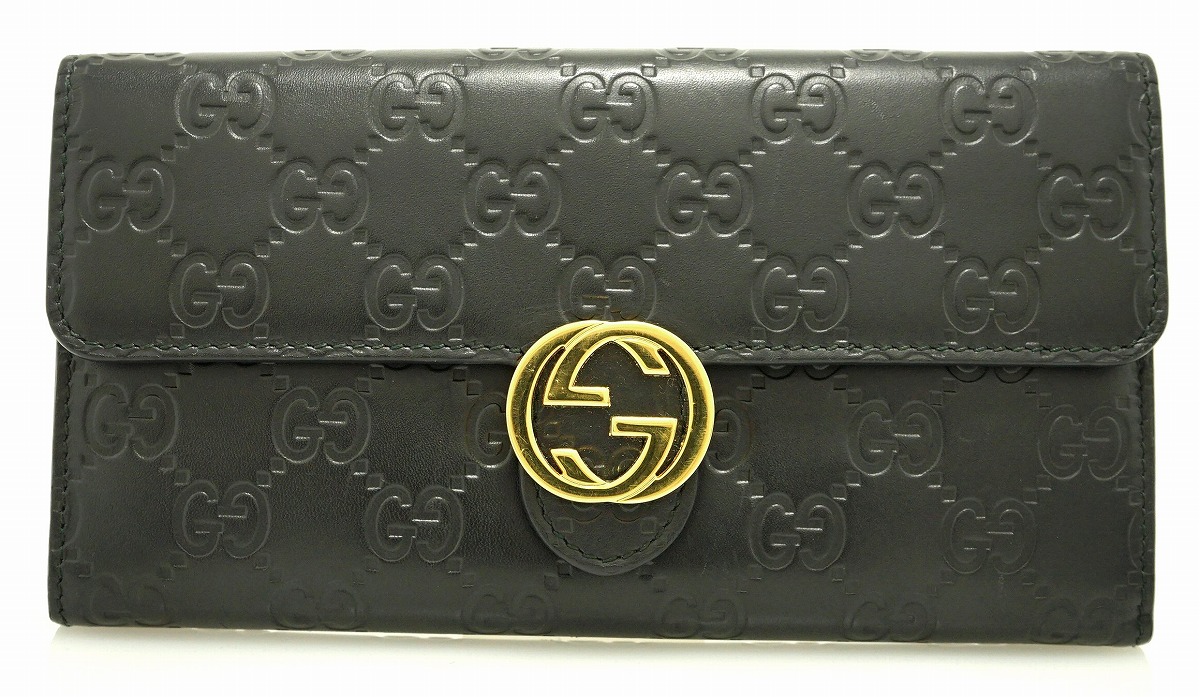 楽天市場】【財布】GUCCI グッチ インターロッキングG グッチシマ