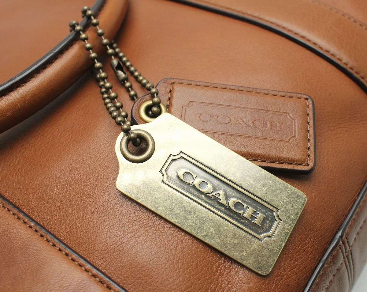 楽天市場】【バッグ】COACH コーチ ブリーカー レガシー レザー