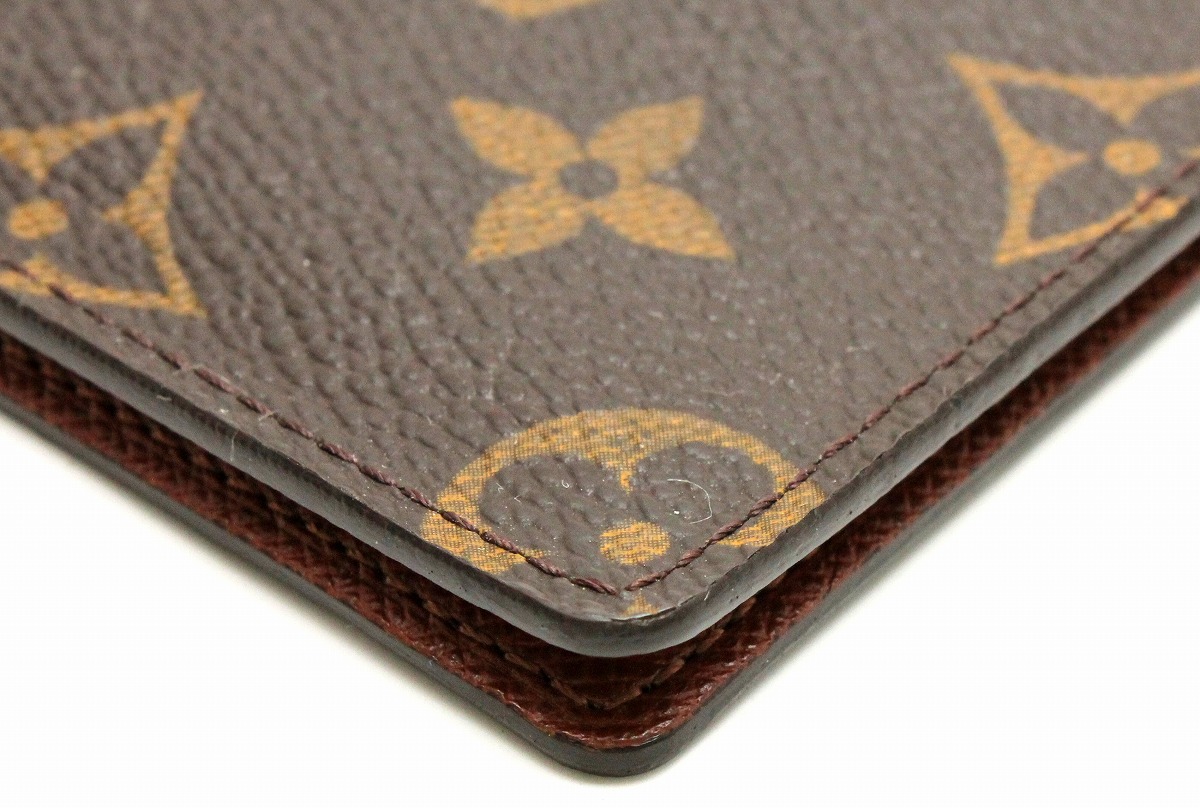 楽天市場】【財布】 LOUIS VUITTON ルイ ヴィトン モノグラム 2つ折長