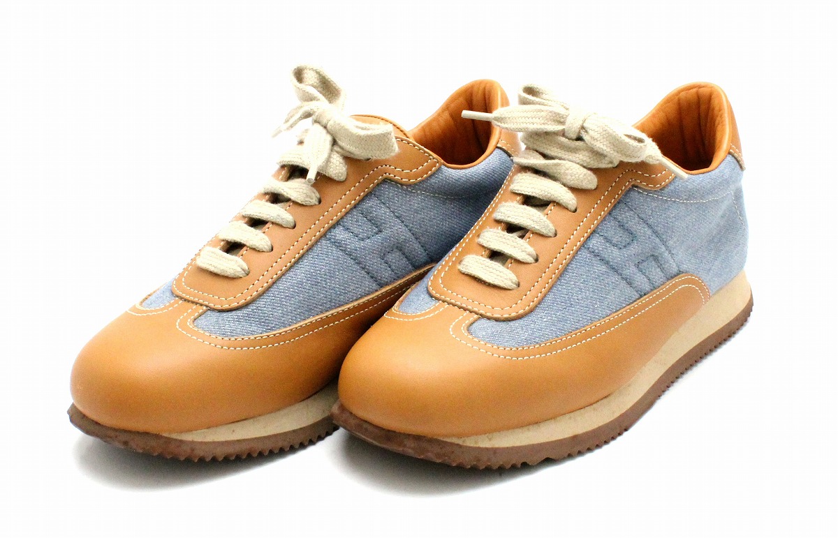 楽天市場】【靴】HERMES エルメス クイック スニーカー シューズ