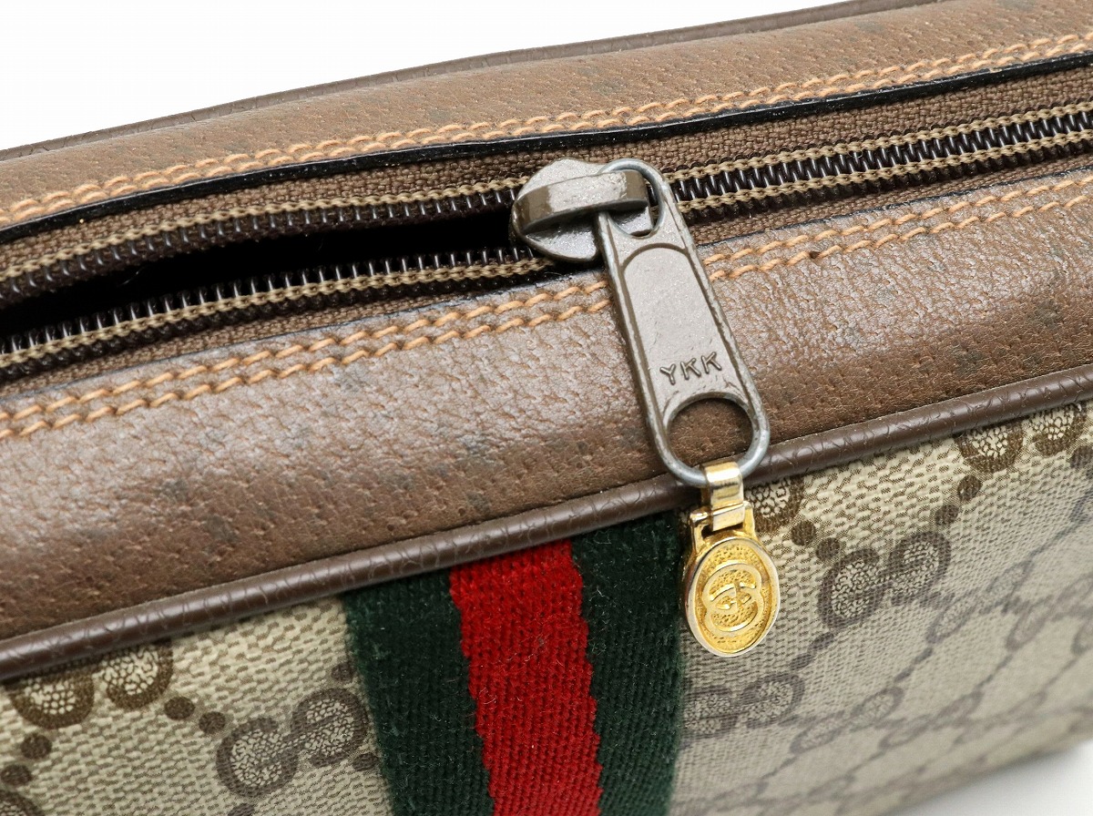 楽天市場】【バッグ】GUCCI グッチ GGプラス シェリーライン オールド