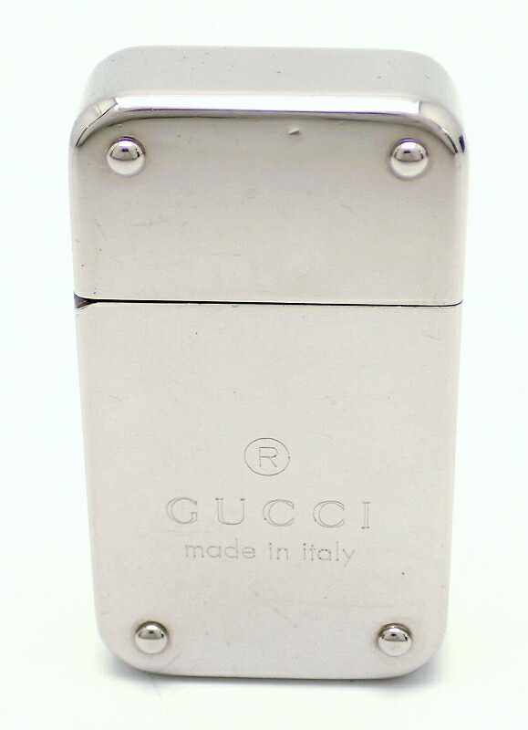 楽天市場】GUCCI グッチ ライター ガスライター シルバー【中古】【k
