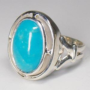 楽天市場】【シルバー リング】ターコイズ シルバー925 指輪 10号 14号