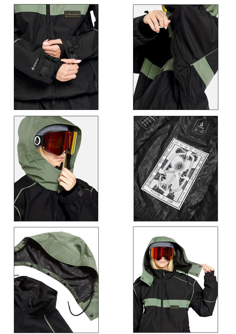 楽天市場】24-25 VOLCOM/ボルコム DLM GORE-TEX jacket 着用説明動画