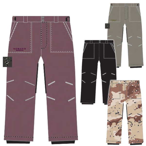 楽天市場】24-25 NOMADIK/ノマディック THICK pant メンズ レディース