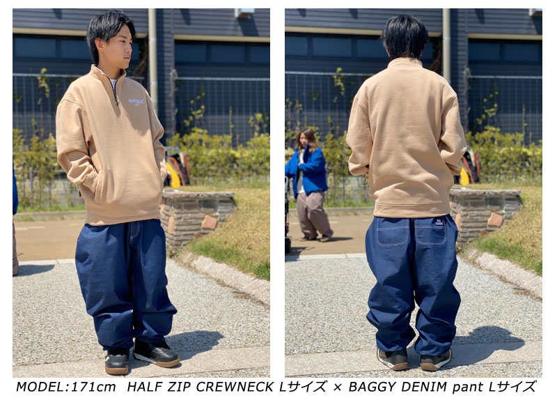 楽天市場】23-24 REPUBLIC &CO/リパブリック HALF ZIP crewneck メンズ