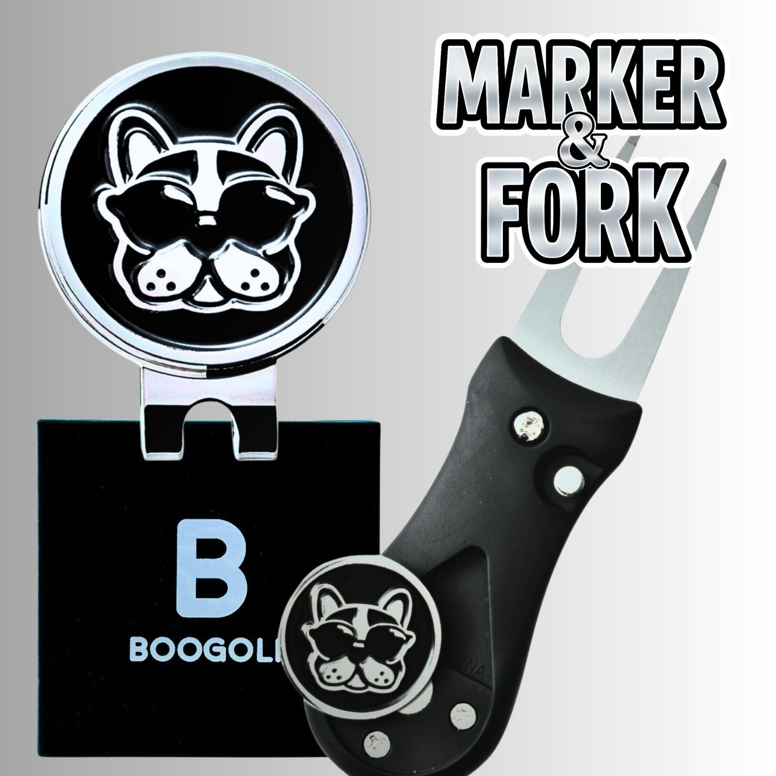 楽天市場】グリーンフォークゴルフゴルフマーカーセットフォーク