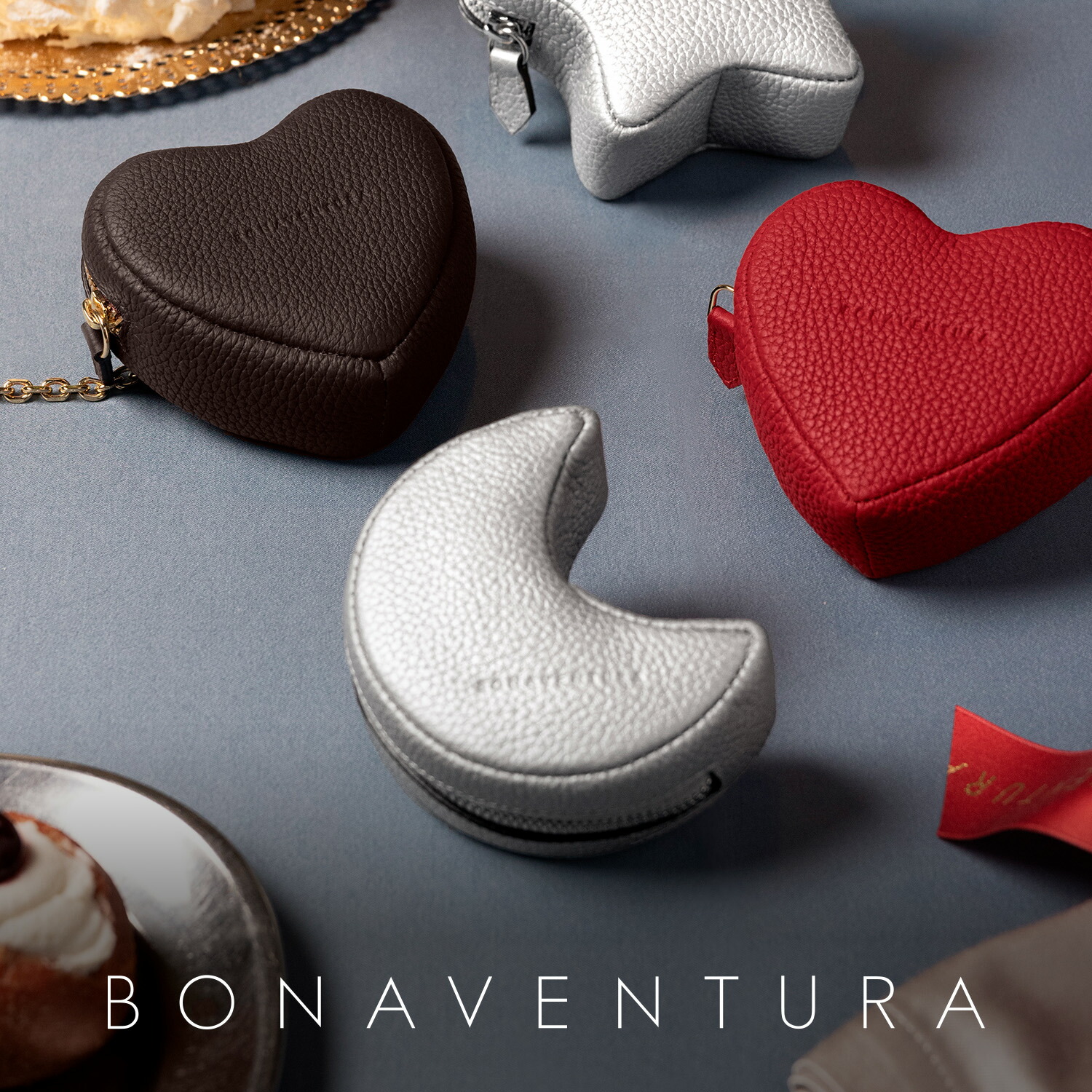 楽天市場】【公式】ミニポーチ チェーン付き シュリンクレザー (ムーン