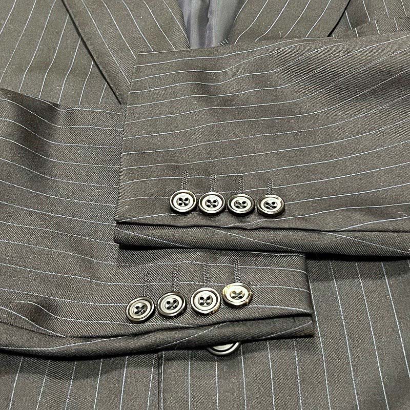 楽天市場】BURBERRY バーバリー ストライプ柄 2B シングル ジャケット