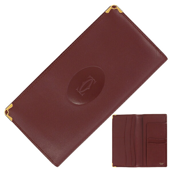 楽天市場】【未使用品】 カルティエ 長財布 札入れ 小銭入れ無し