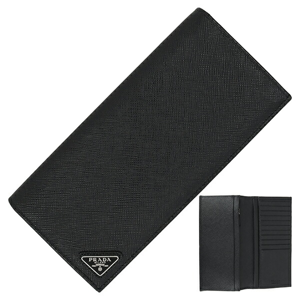 楽天市場】【超美品】 プラダ 長財布 二つ折り財布 サフィアーノ