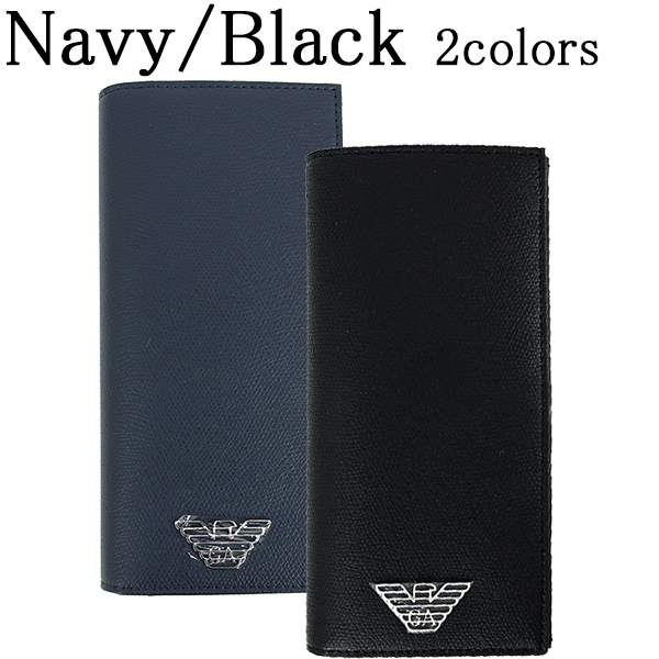 楽天市場】エンポリオ アルマーニ 長財布 メンズ 二つ折り長財布