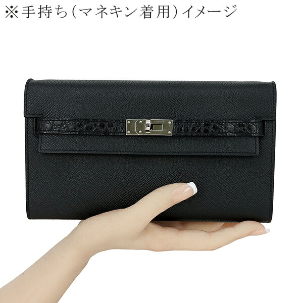 楽天市場】【美品】 エルメス ケリーウォレット ロング トゥーゴー