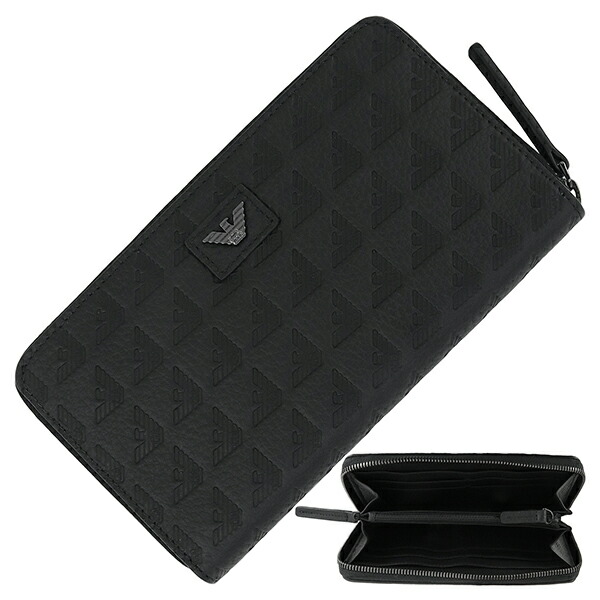 楽天市場】【新品】 エンポリオ アルマーニ 長財布 メンズ ラウンド