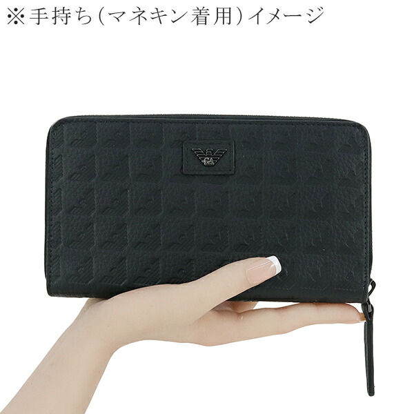 楽天市場】【新品】 エンポリオ アルマーニ 長財布 メンズ ラウンド