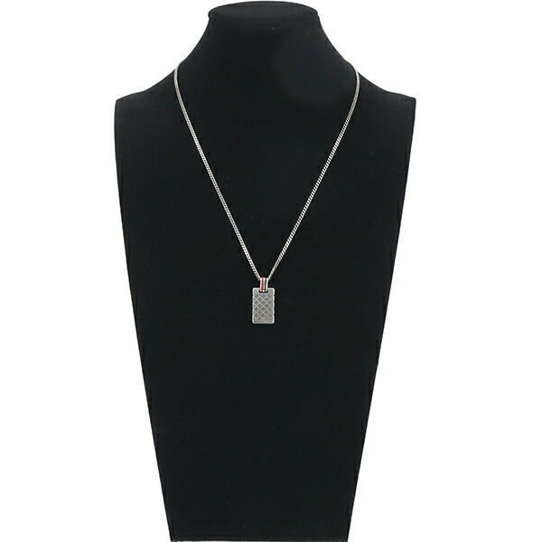 楽天市場】【新品】 グッチ ネックレス ディアマンテ プレート ロゴ