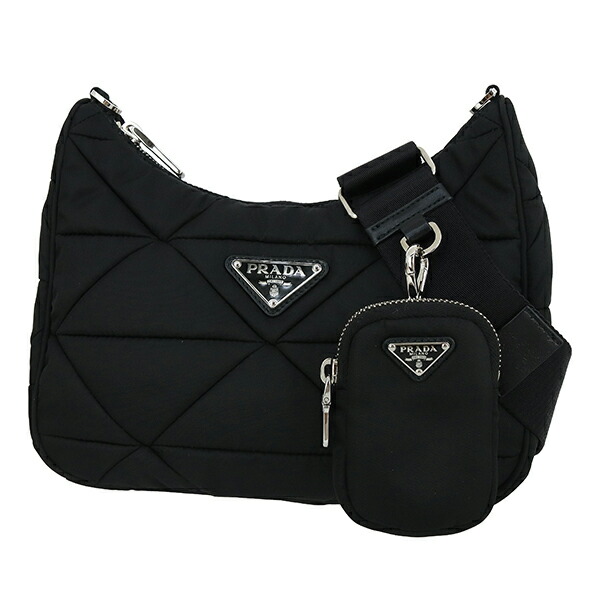 楽天市場】【新品】 プラダ ショルダーバッグ パデッド トライアングル