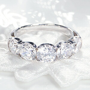 楽天市場】Pt900【3.0ctUP】ダイヤモンド エタニティ リング指輪