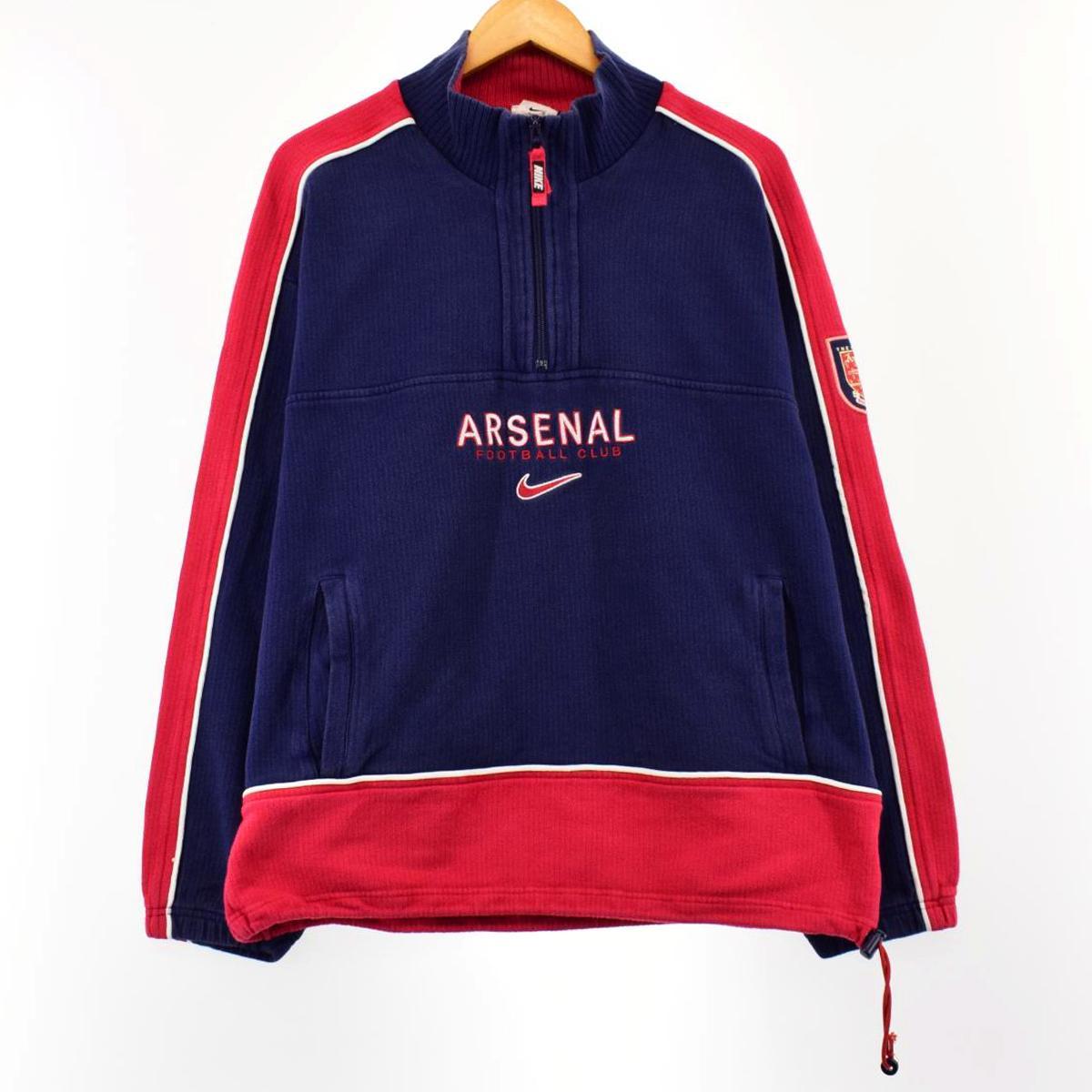楽天市場】古着 ナイキ NIKE ARSENAL FOOTBALL アーセナル ハーフ
