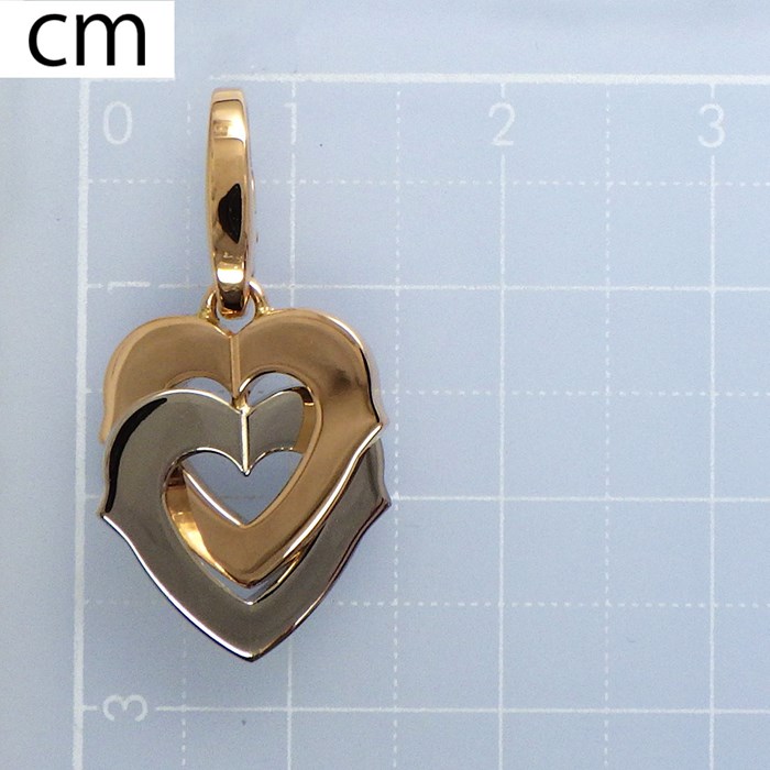 楽天市場】カルティエ Cartier チャーム ペンダントトップ ダブル