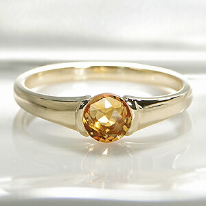 楽天市場】K18YG シトリン リング【送料無料】【代引手数料無料