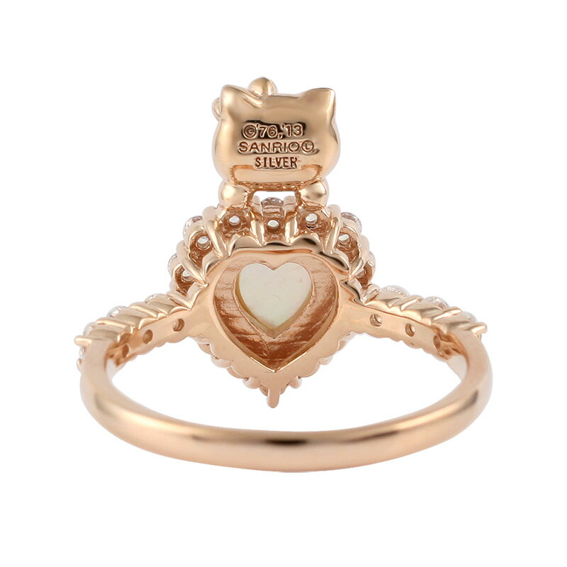 楽天市場】ハローキティ 指輪 ハート シェル リング 大人 かわいい