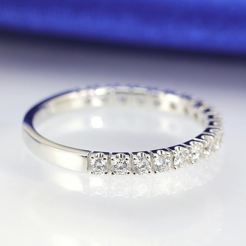 楽天市場】pt950 【0.4ct】ダイヤモンド エタニティ リング【Hカラー