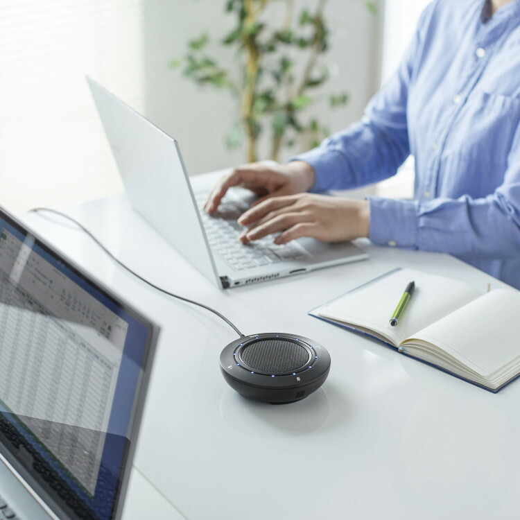 楽天市場】WEB会議USBスピーカーフォン[SAN] : ジットストア