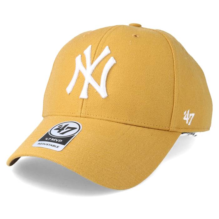 楽天市場】ニューヨークヤンキース キャップ yellowの通販