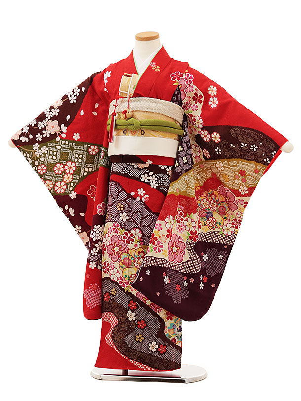楽天市場】七五三 着物 7歳 フルセット レンタル 女の子 Y175【正絹
