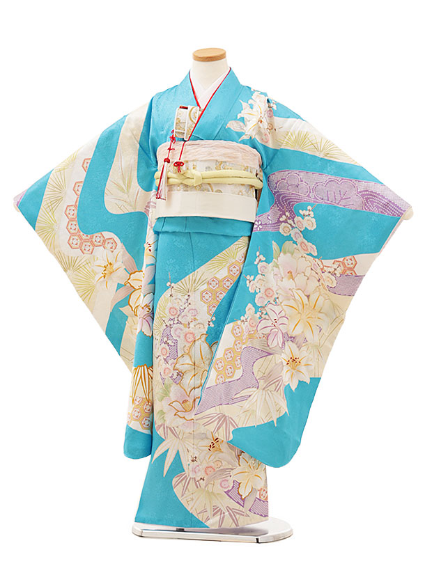 楽天市場】七五三 着物 7歳 フルセット レンタル 女の子 Y183【正絹