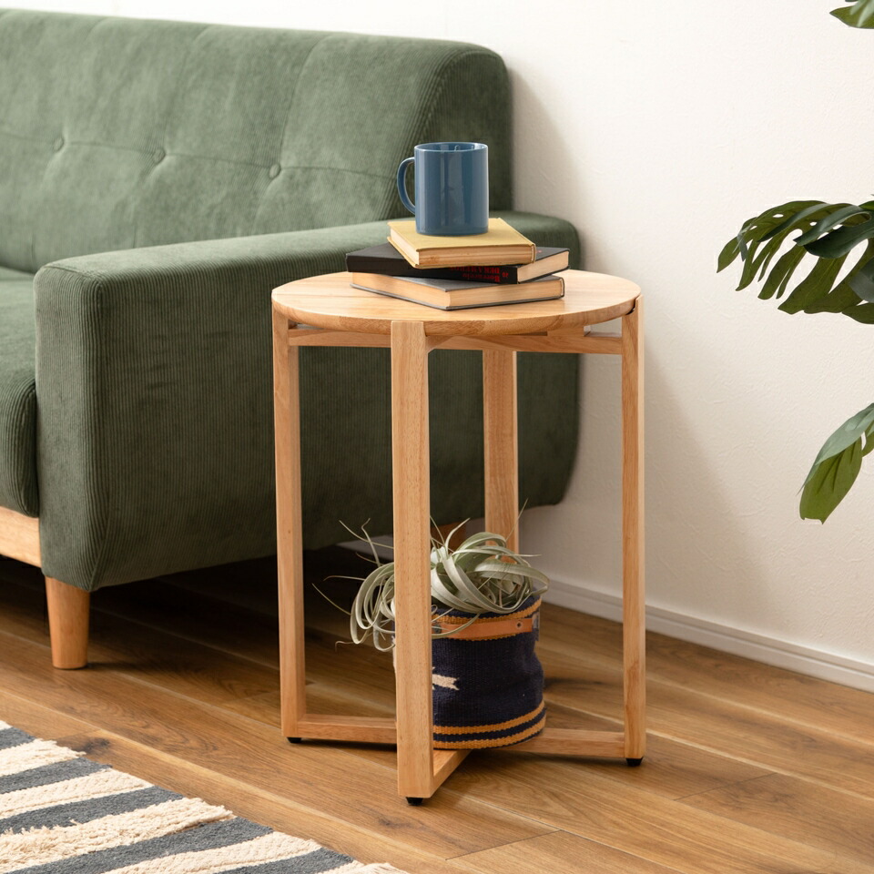 楽天市場】【6ヶ月保証付】サイドテーブル 北欧 デザイン 木製