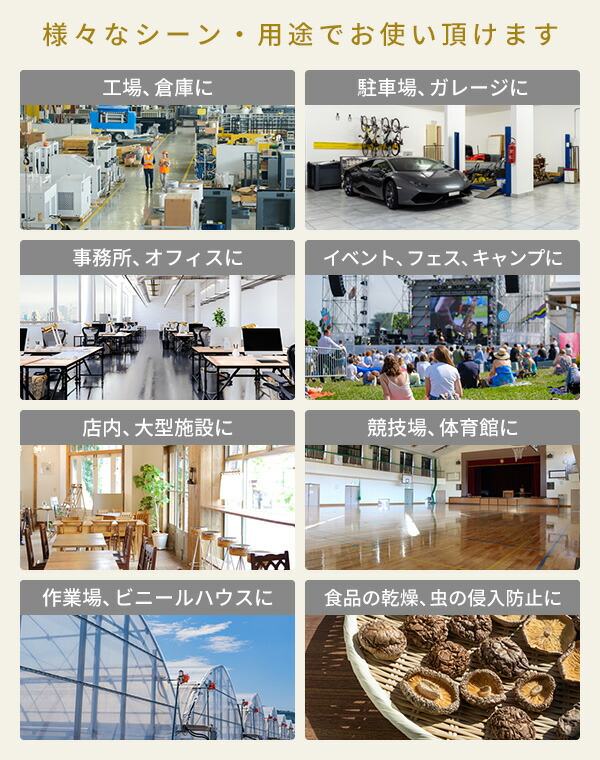 楽天市場】スポットエアコン 排熱ダクト付き 単相100V キャスター付き